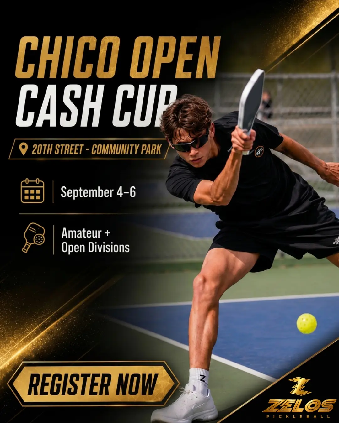 Player competing at the Chico Open